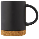 Tasse Neiva De 425 Ml En Céramique Avec Base Liège Personnalisable Noir Récipients Boisson