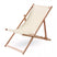 Transat En Bois Honopu Personnalisable Beige Plein Air