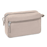 Trousse De Toilette En Chanvre Naima Cosmetic Personnalisable Beige Soins La Personne
