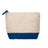 Trousse En Coton Bicolore Kleuren Personnalisable Bleu Soins De La Personne