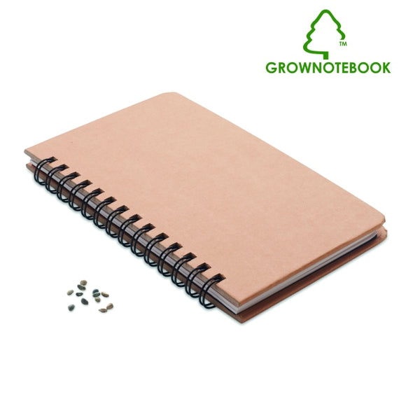 Un Carnet Un Pin Grownotebook Personnalisable Beige Plein Air