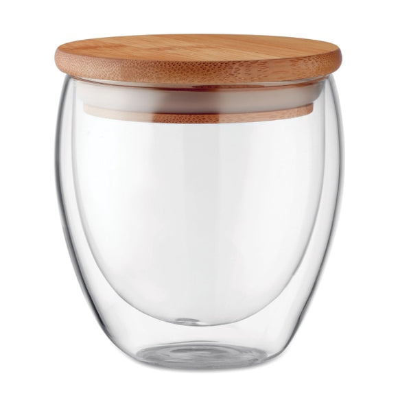 Verre Double Paroi 250 Ml Tirana Small Personnalisable Transparent Vaisselle